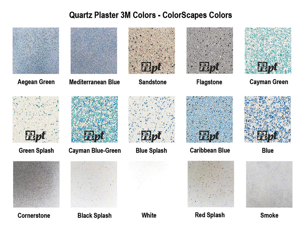 Pool Plaster Color Options