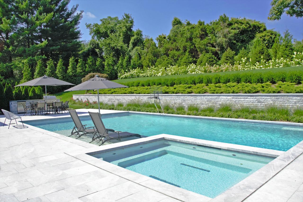 Rectangular Pool Landscaping Ideas