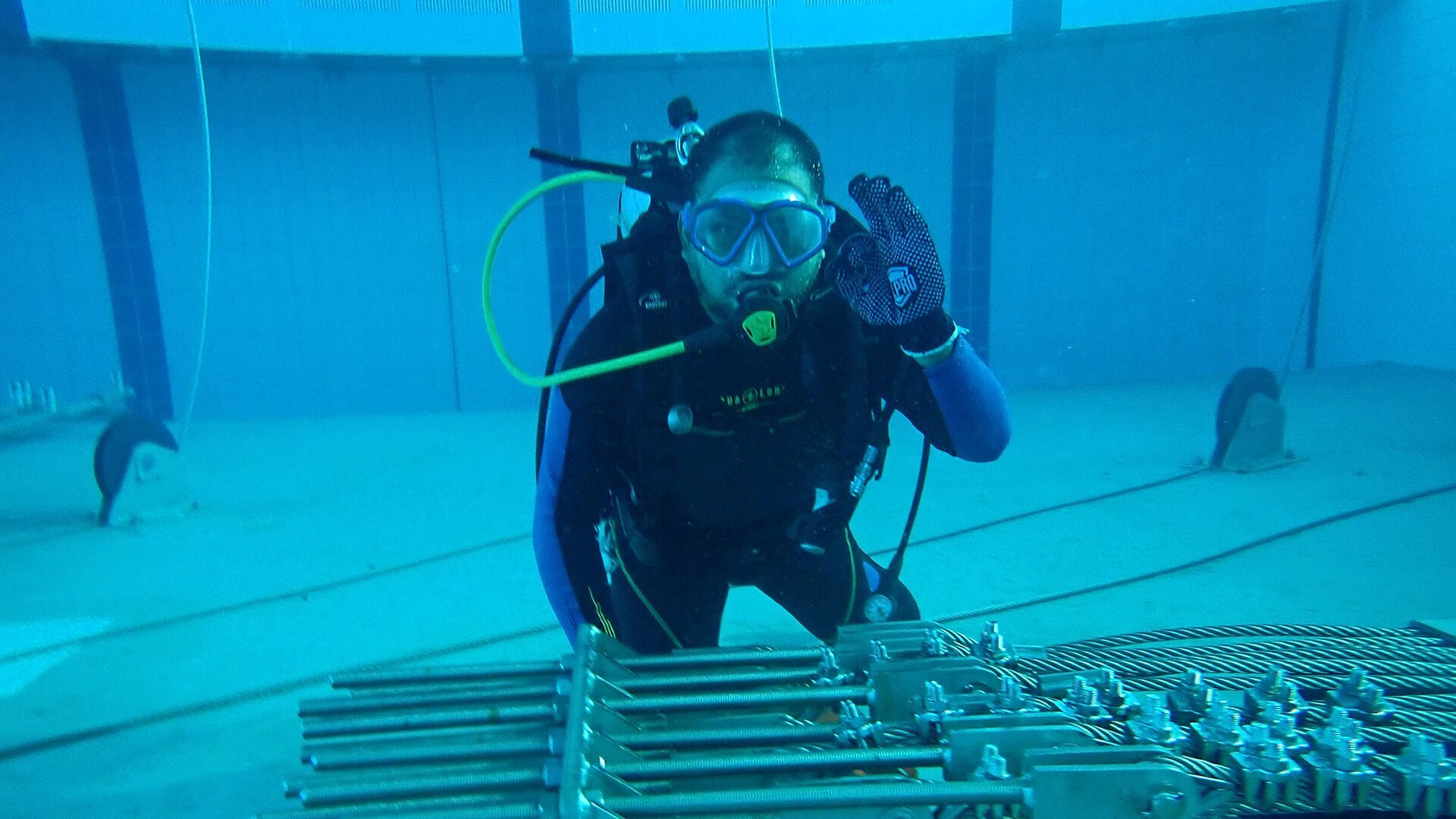 Repairing Stucco Pool Underwater
