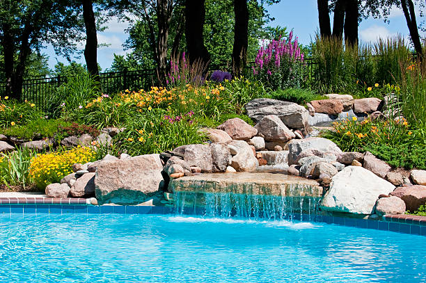 Swimming Pool Waterfalls