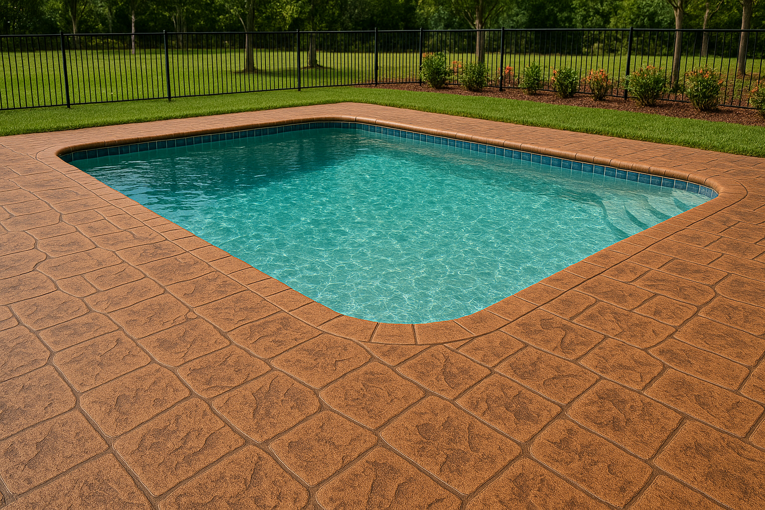 Stamped Concrete Pool