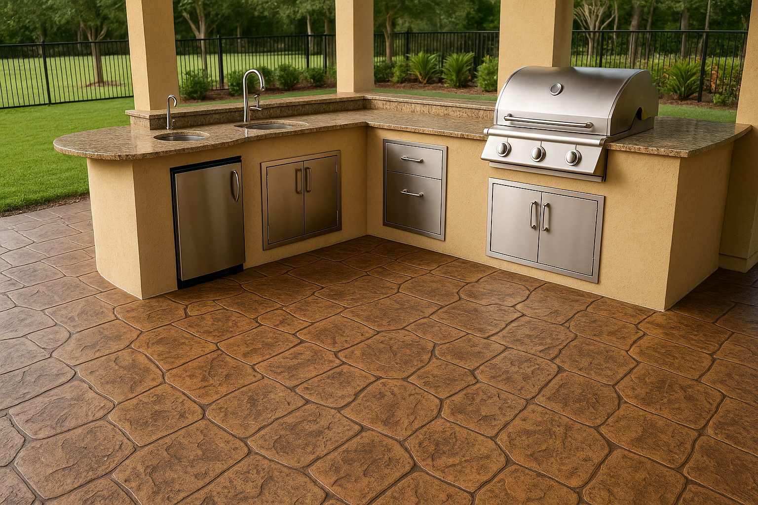 Stamped Concrete in Outdoor Kitchen.png